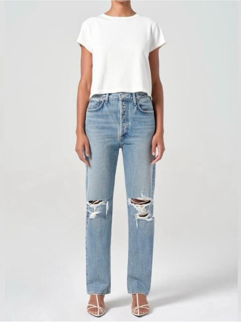 AGOLDE 90s Pinch Waist high-rise straight-leg jeans
